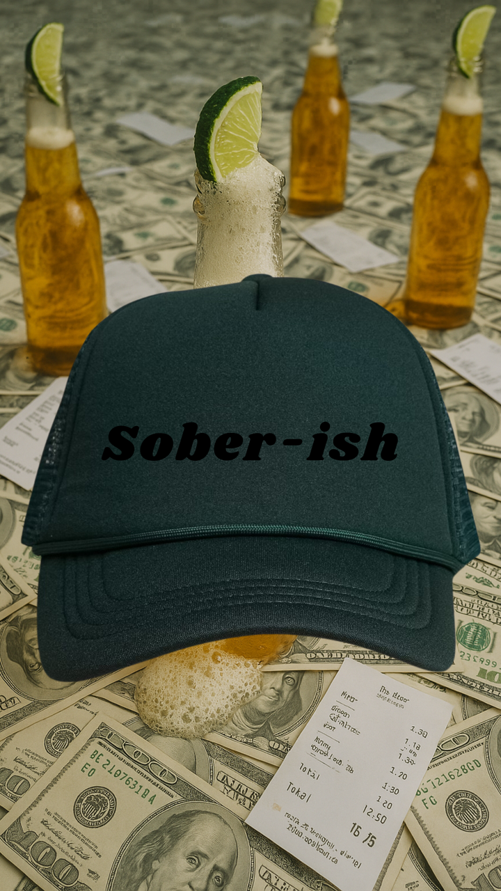 👉"SOBER-ISH" HAT Foam Trucker | BUY Individually or Bundle & Save – BOGO 50% OFF🔥
