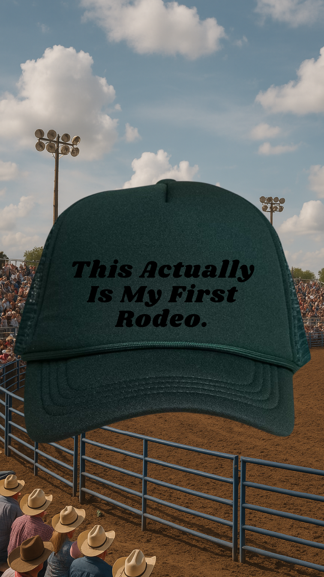 👉"THIS ACTUALLY IS MY FIRST RODEO" HAT Foam Trucker | BUY Individually or Bundle & Save – BOGO 50% OFF🔥