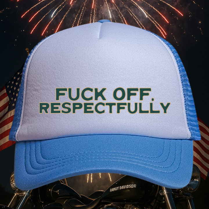 👉"FXCK OFF, RESPECTFULLY" HAT Foam Trucker | BUY Individually or Bundle & Save – BOGO 50% OFF🔥