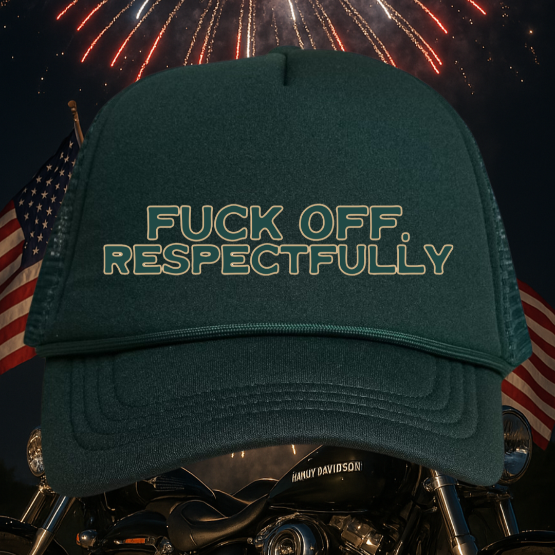 👉"FXCK OFF, RESPECTFULLY" HAT Foam Trucker | BUY Individually or Bundle & Save – BOGO 50% OFF🔥