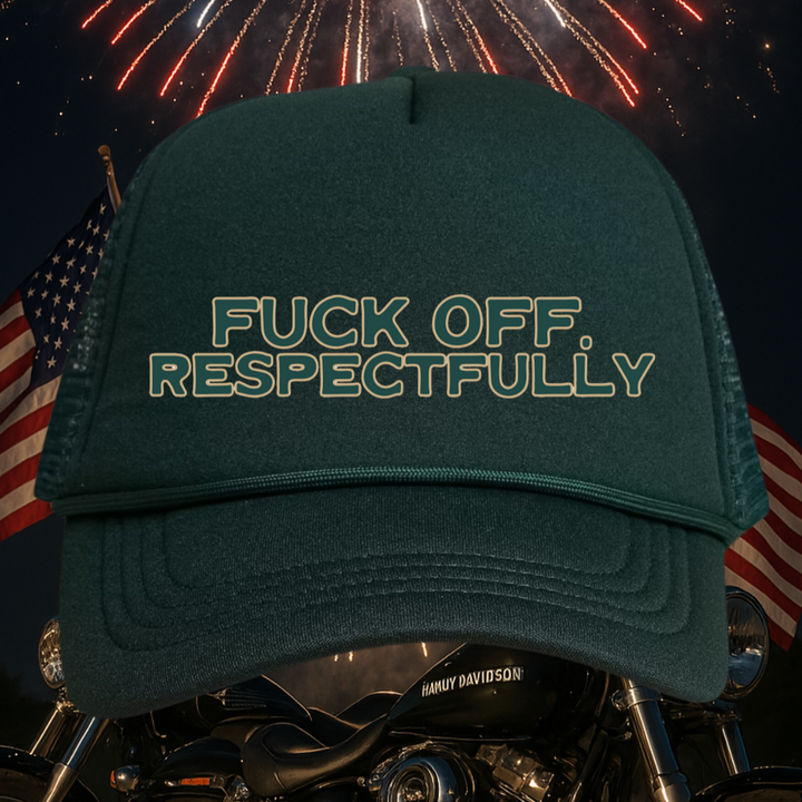 👉"FXCK OFF, RESPECTFULLY" HAT Foam Trucker | BUY Individually or Bundle & Save – BOGO 50% OFF🔥