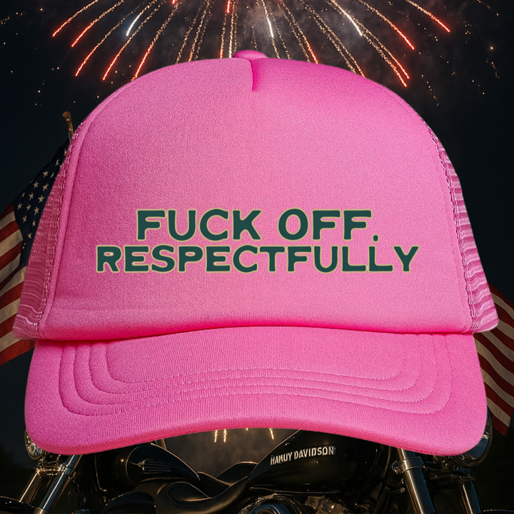 👉"FXCK OFF, RESPECTFULLY" HAT Foam Trucker | BUY Individually or Bundle & Save – BOGO 50% OFF🔥
