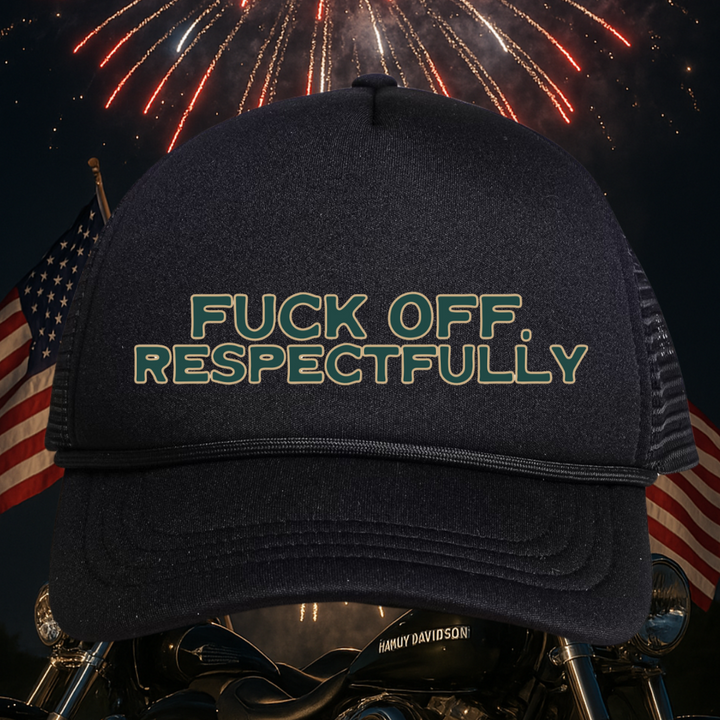 👉"FXCK OFF, RESPECTFULLY" HAT Foam Trucker | BUY Individually or Bundle & Save – BOGO 50% OFF🔥