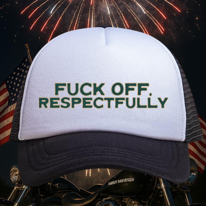 👉"FXCK OFF, RESPECTFULLY" HAT Foam Trucker | BUY Individually or Bundle & Save – BOGO 50% OFF🔥