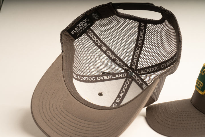 "THE HELL I WON'T" Dark Grey Trucker hat