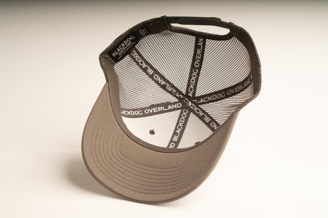 "THE HELL I WON'T" Dark Grey Trucker hat