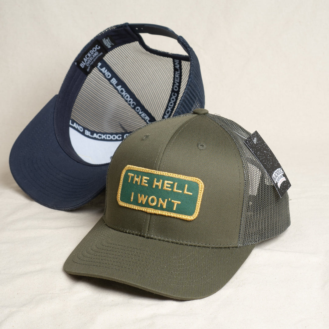 👉 "THE HELL I WON’T" – Mesh Snapback – BOGO 50% Off🔥