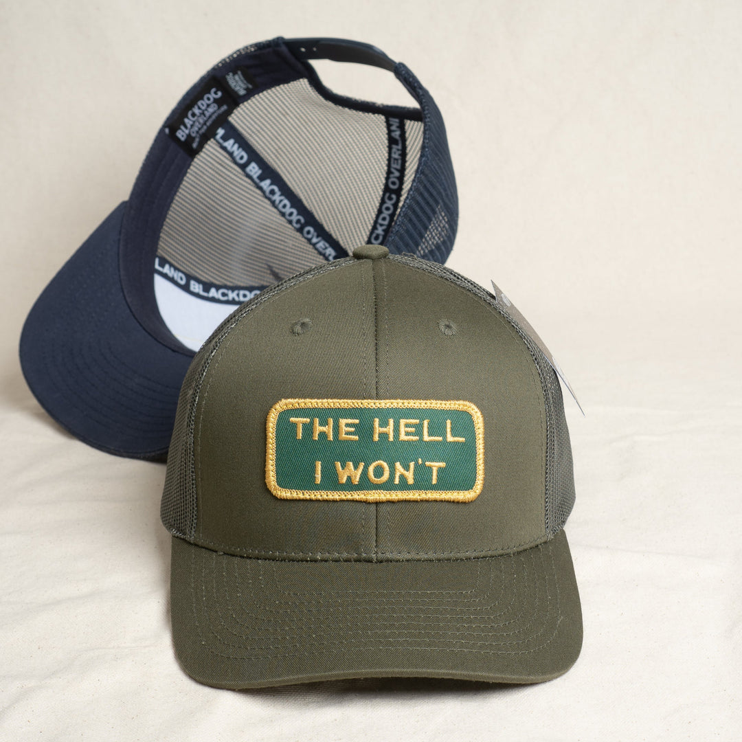 👉 "THE HELL I WON’T" – Mesh Snapback – BOGO 50% Off🔥