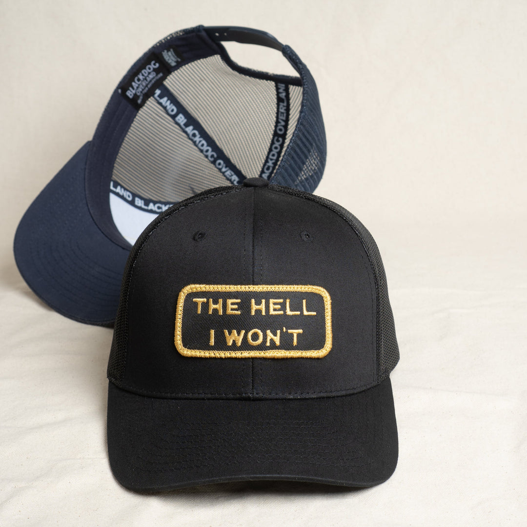 👉 "THE HELL I WON’T" – Mesh Snapback – BOGO 50% Off🔥