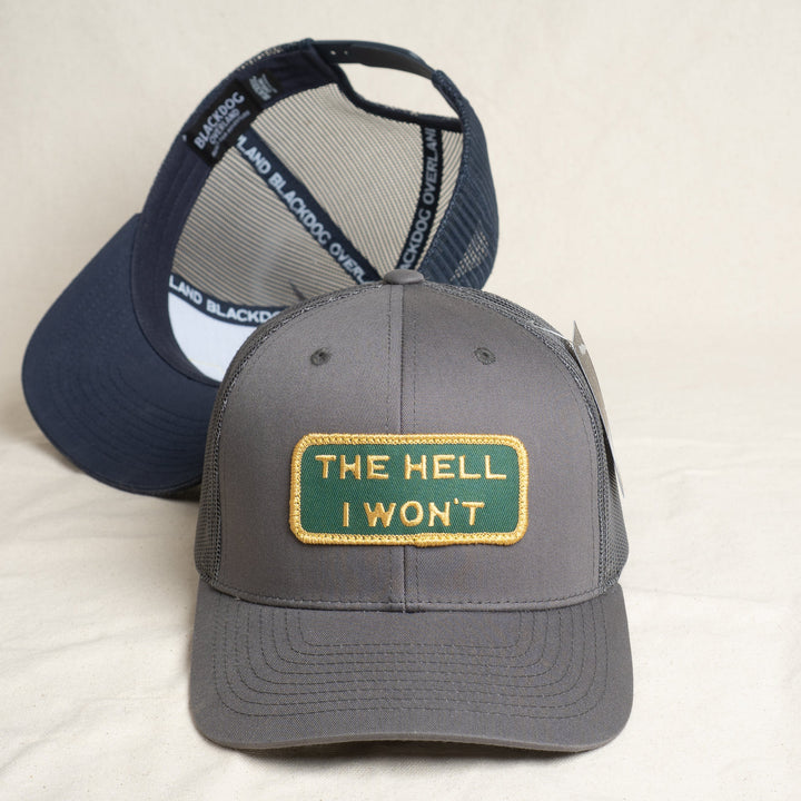 👉 "THE HELL I WON’T" – Mesh Snapback – BOGO 50% Off🔥