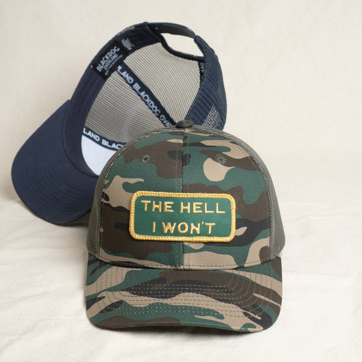 👉 "THE HELL I WON’T" – Mesh Snapback – BOGO 50% Off🔥