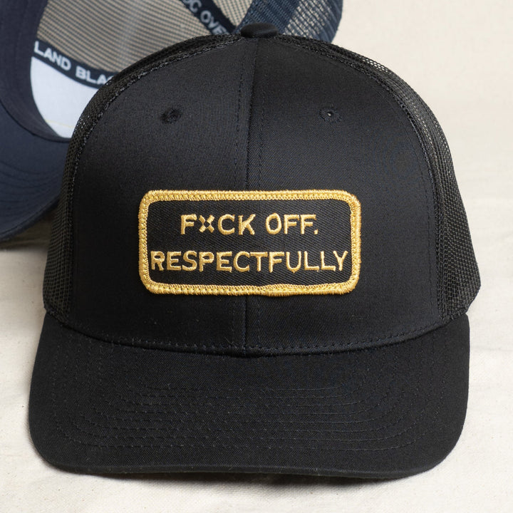 👉 "FXCK OFF, RESPECTFULLY" – Mesh Snapback – BOGO 50% Off🔥