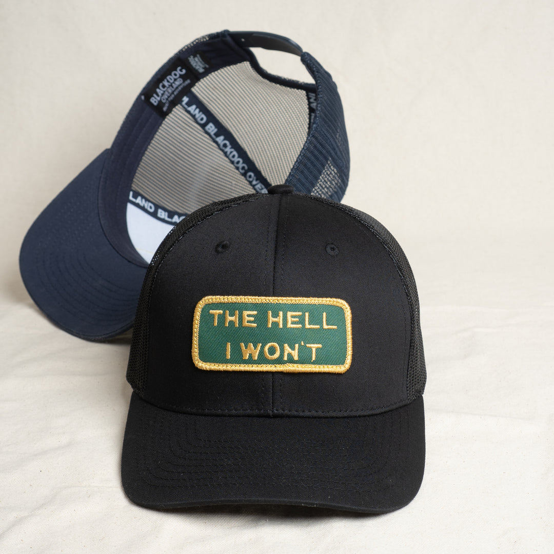 👉 "THE HELL I WON’T" – Mesh Snapback – BOGO 50% Off🔥
