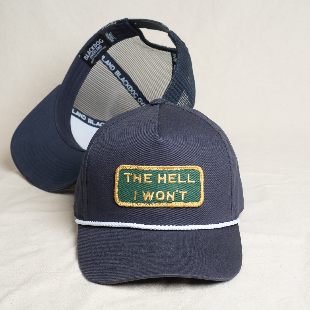 👉 "THE HELL I WON'T" Captain's (Rope) Hat - BOGO 50% OFF🔥