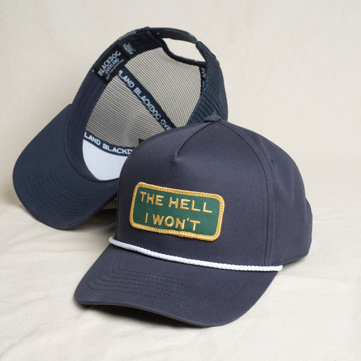👉 "THE HELL I WON'T" Captain's (Rope) Hat - BOGO 50% OFF🔥
