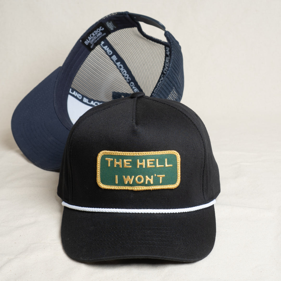 👉 "THE HELL I WON'T" Captain's (Rope) Hat - BOGO 50% OFF🔥