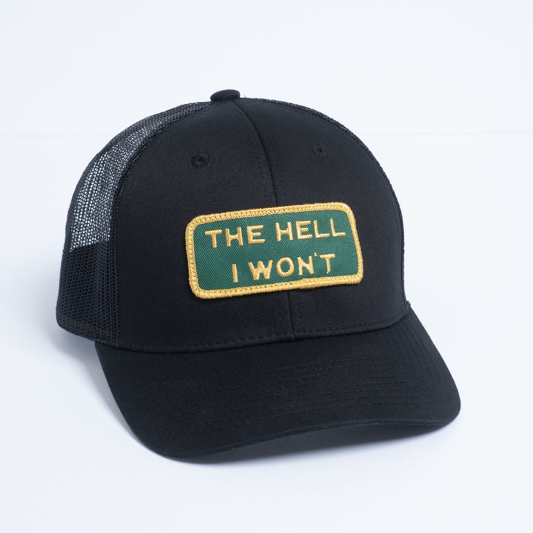 👉 "THE HELL I WON’T" – Mesh Snapback – BOGO 50% Off🔥