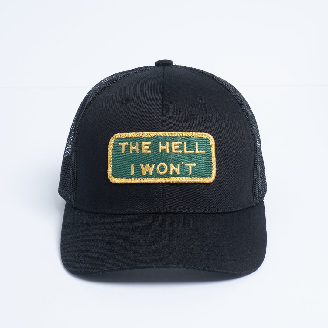 👉 "THE HELL I WON’T" – Mesh Snapback – BOGO 50% Off🔥