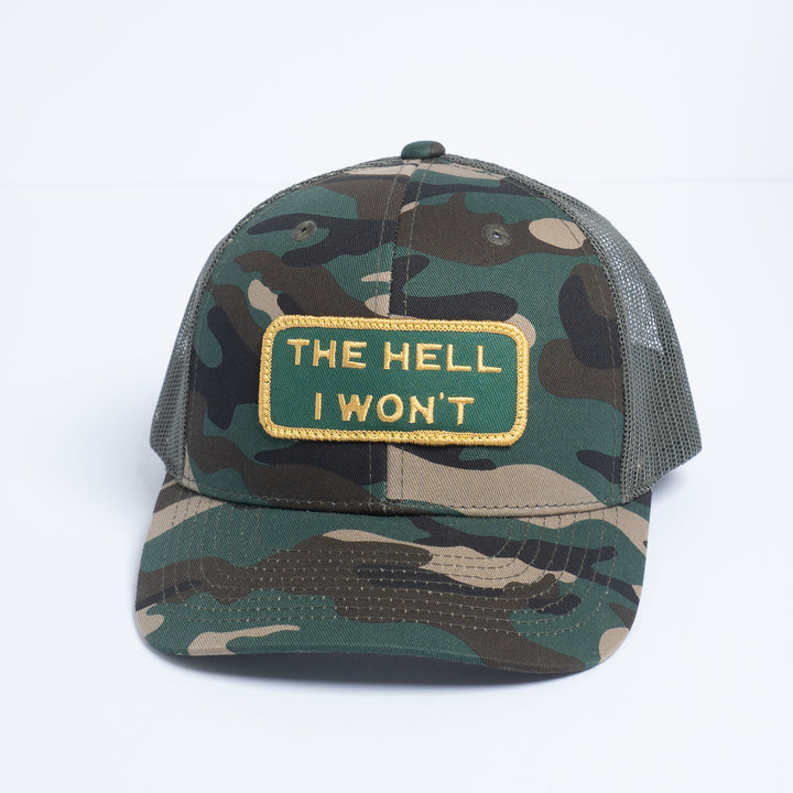 👉 "THE HELL I WON’T" – Mesh Snapback – BOGO 50% Off🔥