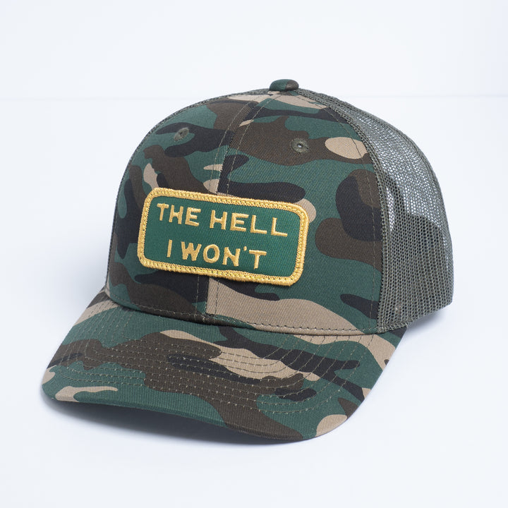 👉 "THE HELL I WON’T" – Mesh Snapback – BOGO 50% Off🔥