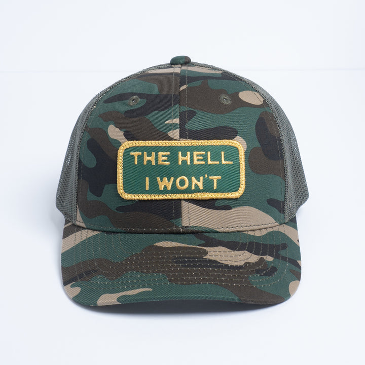 👉 "THE HELL I WON’T" – Mesh Snapback – BOGO 50% Off🔥
