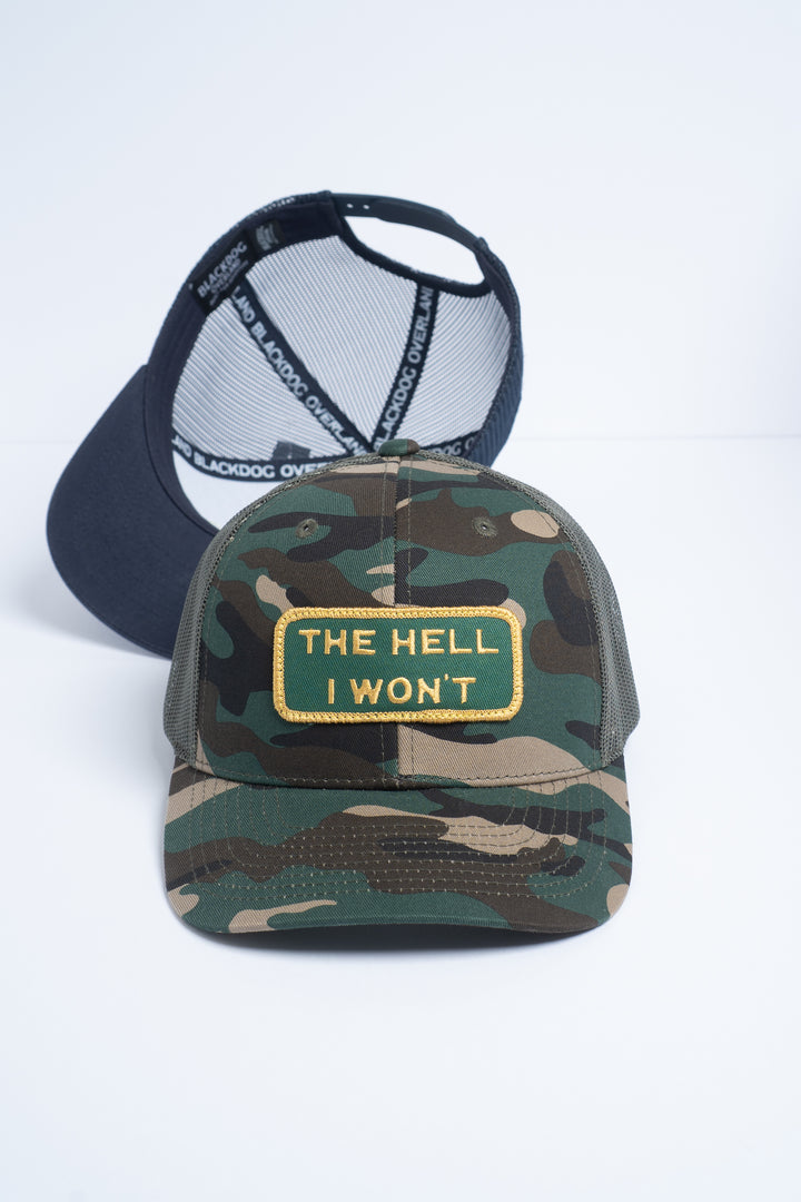👉 "THE HELL I WON’T" – Mesh Snapback – BOGO 50% Off🔥