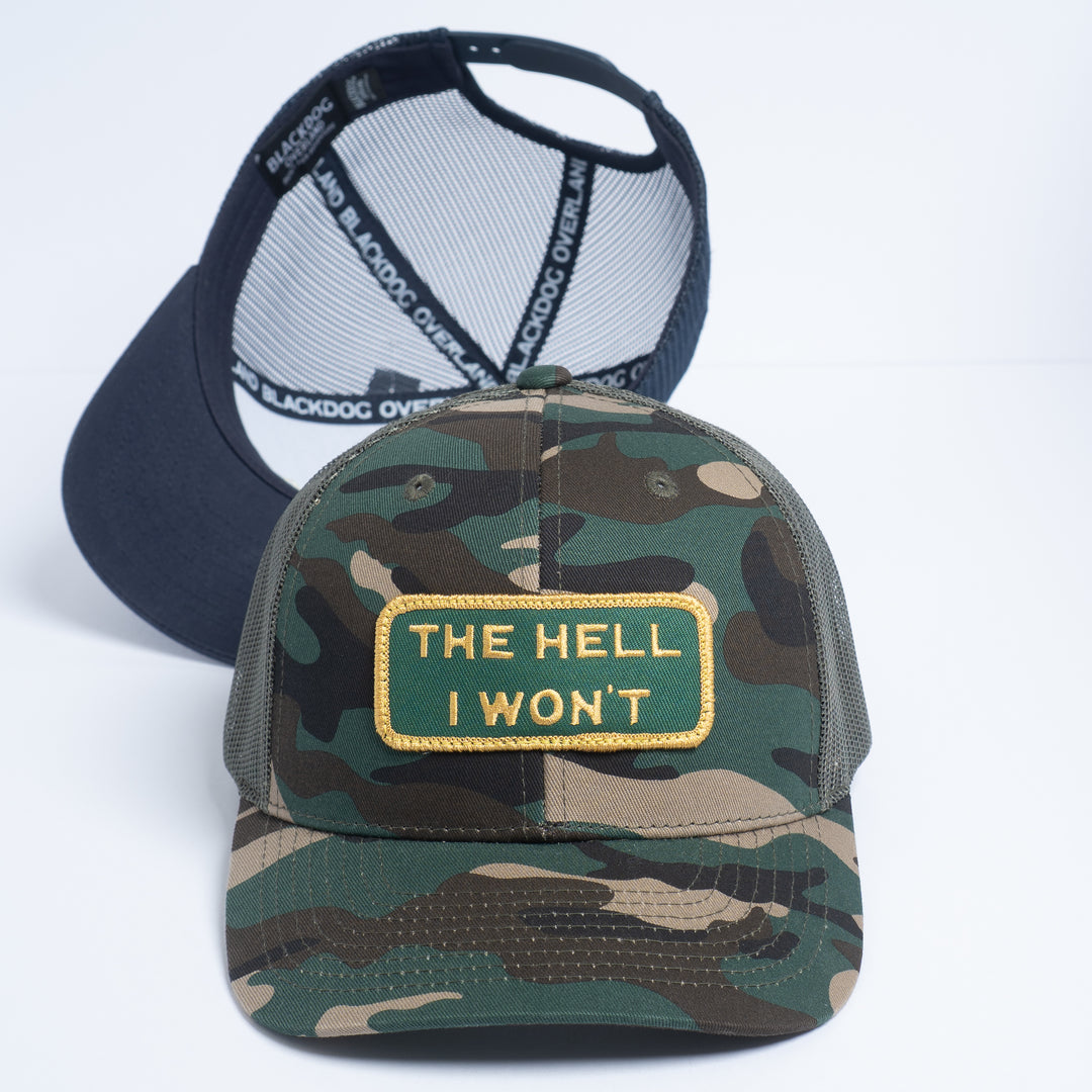 👉 "THE HELL I WON’T" – Mesh Snapback – BOGO 50% Off🔥