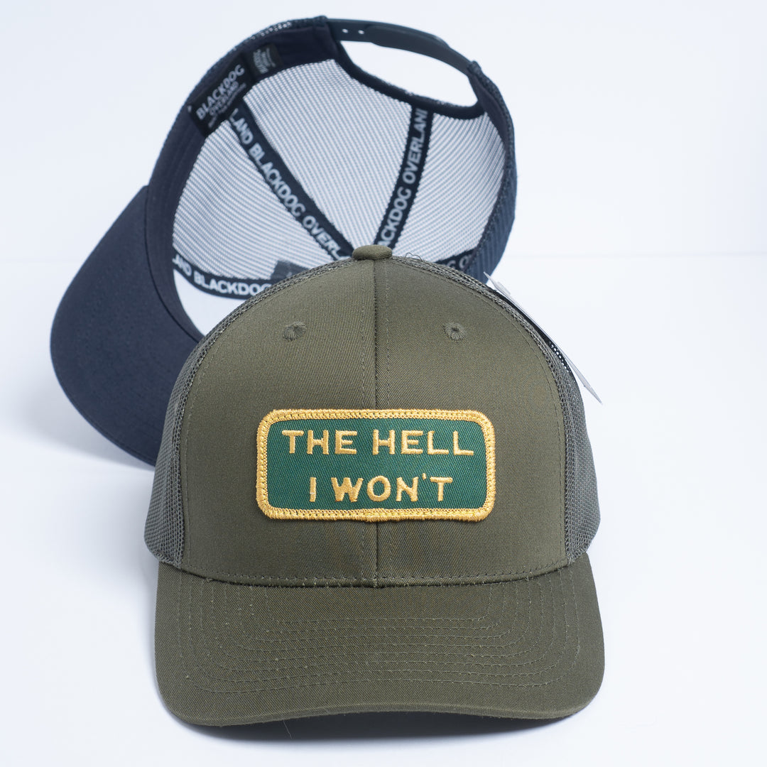 👉 "THE HELL I WON’T" – Mesh Snapback – BOGO 50% Off🔥