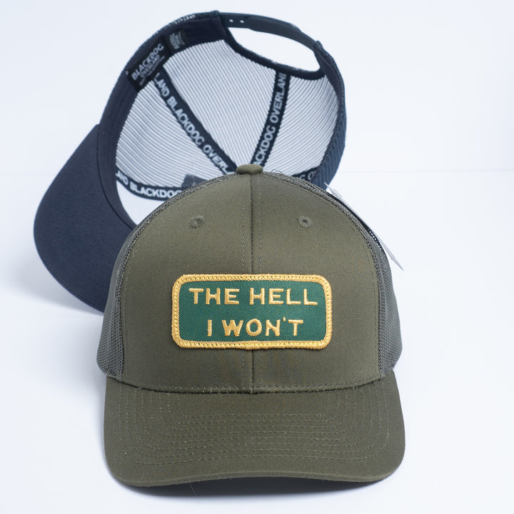 👉 "THE HELL I WON’T" – Mesh Snapback – BOGO 50% Off🔥
