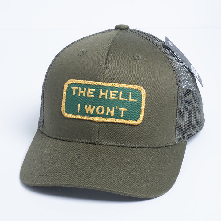 👉 "THE HELL I WON’T" – Mesh Snapback – BOGO 50% Off🔥