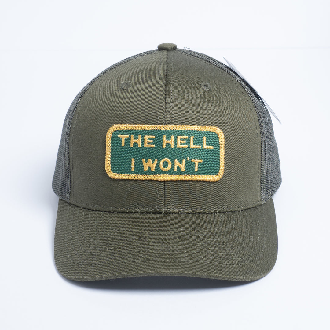 👉 "THE HELL I WON’T" – Mesh Snapback – BOGO 50% Off🔥