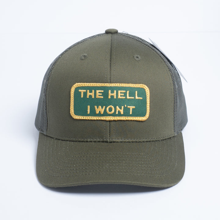 👉 "THE HELL I WON’T" – Mesh Snapback – BOGO 50% Off🔥