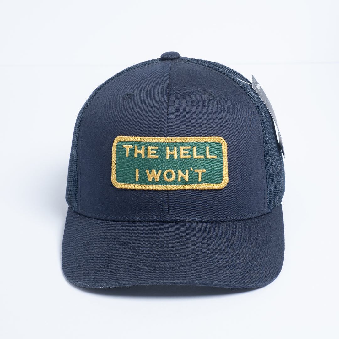 👉 "THE HELL I WON’T" – Mesh Snapback – BOGO 50% Off🔥