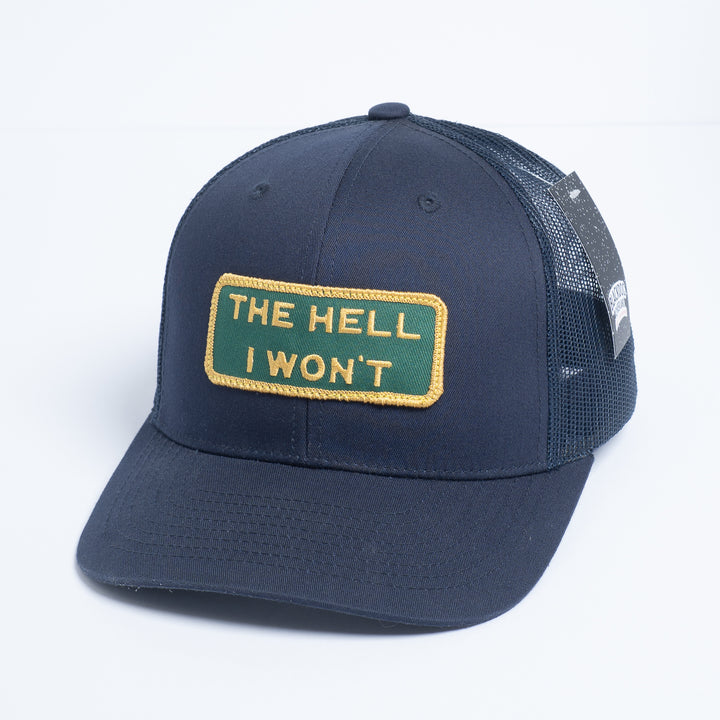 👉 "THE HELL I WON’T" – Mesh Snapback – BOGO 50% Off🔥