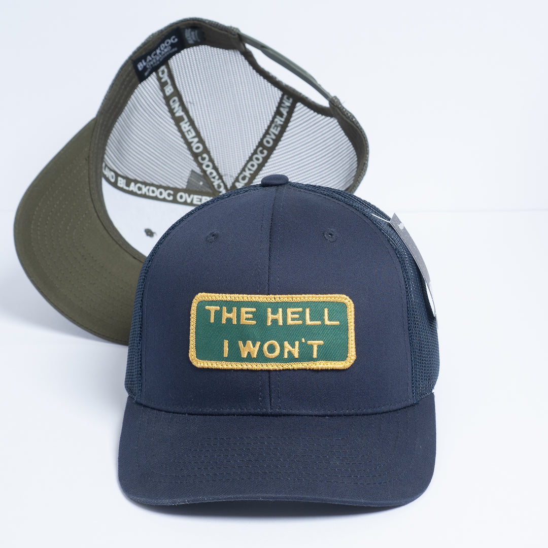 👉 "THE HELL I WON’T" – Mesh Snapback – BOGO 50% Off🔥