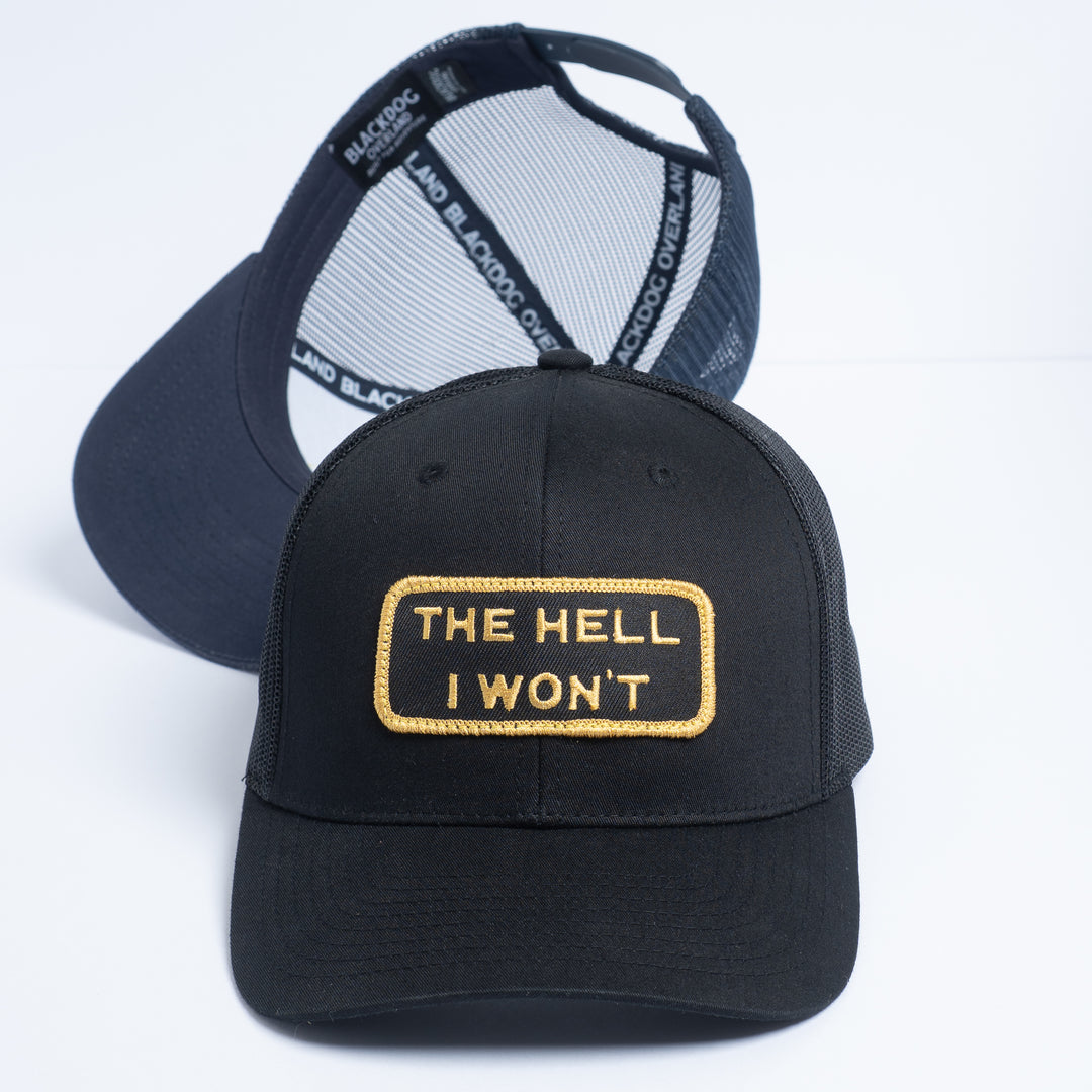 👉 "THE HELL I WON’T" – Mesh Snapback – BOGO 50% Off🔥