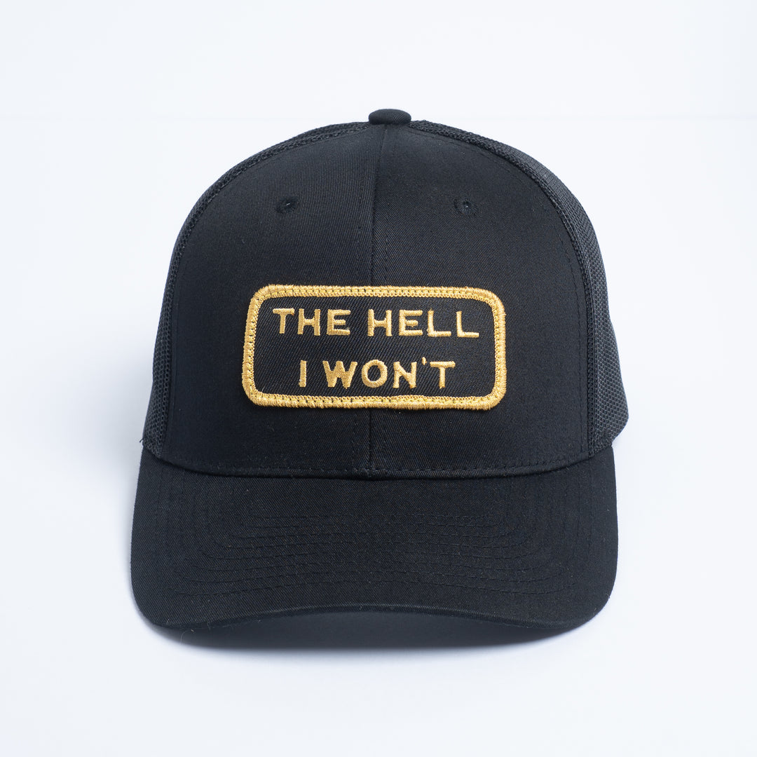 👉 "THE HELL I WON’T" – Mesh Snapback – BOGO 50% Off🔥