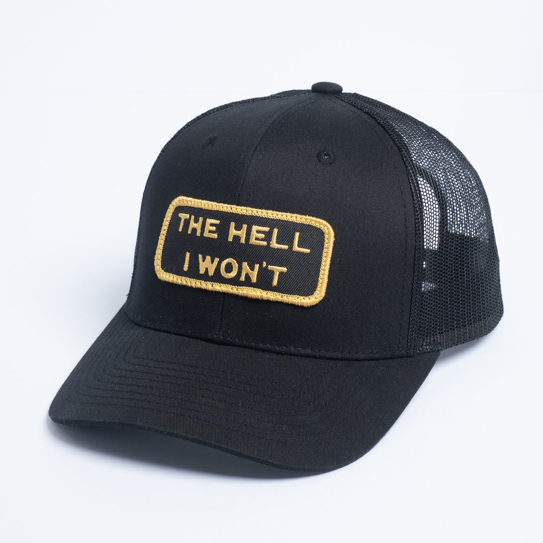 👉 "THE HELL I WON’T" – Mesh Snapback – BOGO 50% Off🔥