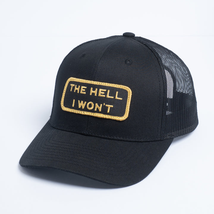 👉 "THE HELL I WON’T" – Mesh Snapback – BOGO 50% Off🔥