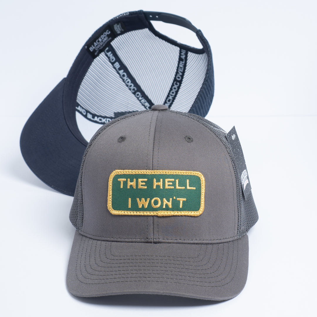 👉 "THE HELL I WON’T" – Mesh Snapback – BOGO 50% Off🔥