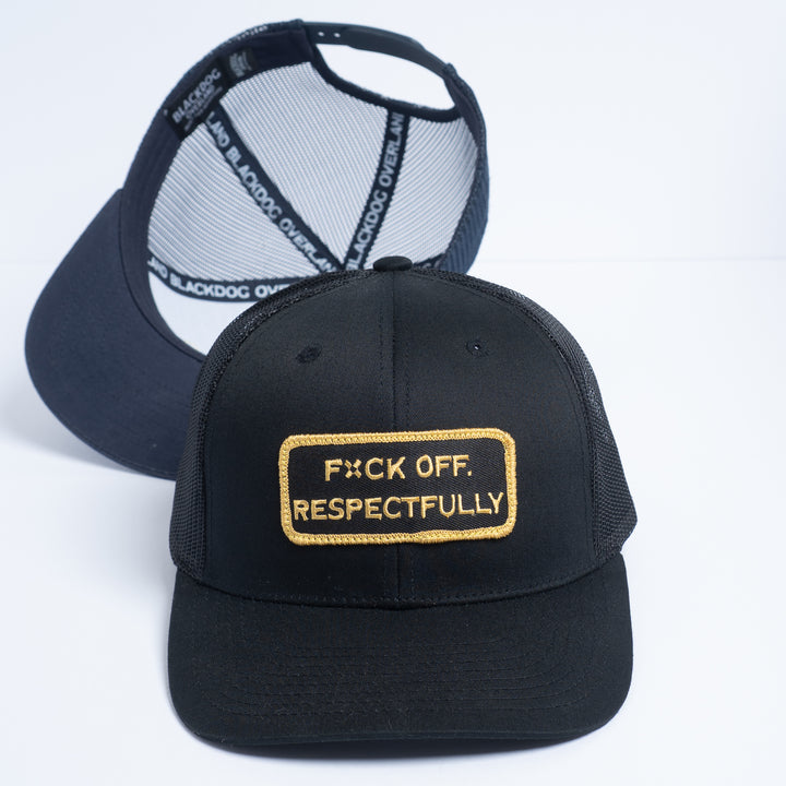 👉 "FXCK OFF, RESPECTFULLY" – Mesh Snapback🔥