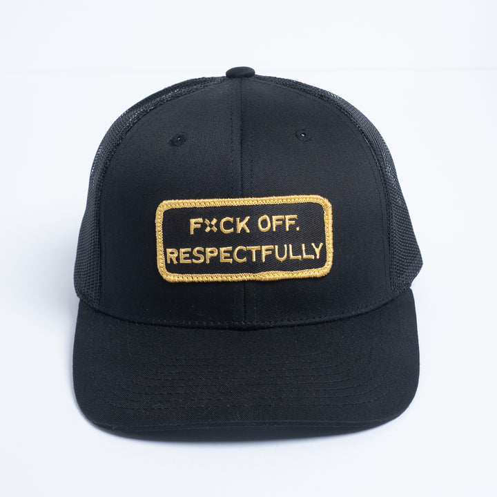 👉 "FXCK OFF, RESPECTFULLY" – Mesh Snapback🔥
