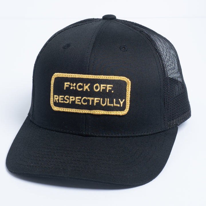 👉 "FXCK OFF, RESPECTFULLY" – Mesh Snapback🔥