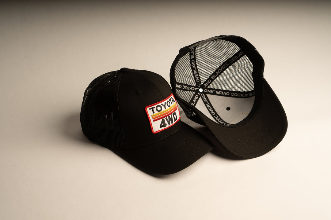 "TOYOTA 4WD" Black Trucker hat