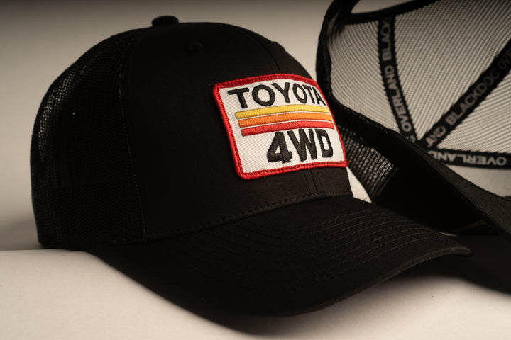 "TOYOTA 4WD" Black Trucker hat