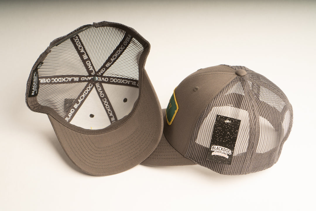 "THE HELL I WON'T" Dark Grey Trucker hat