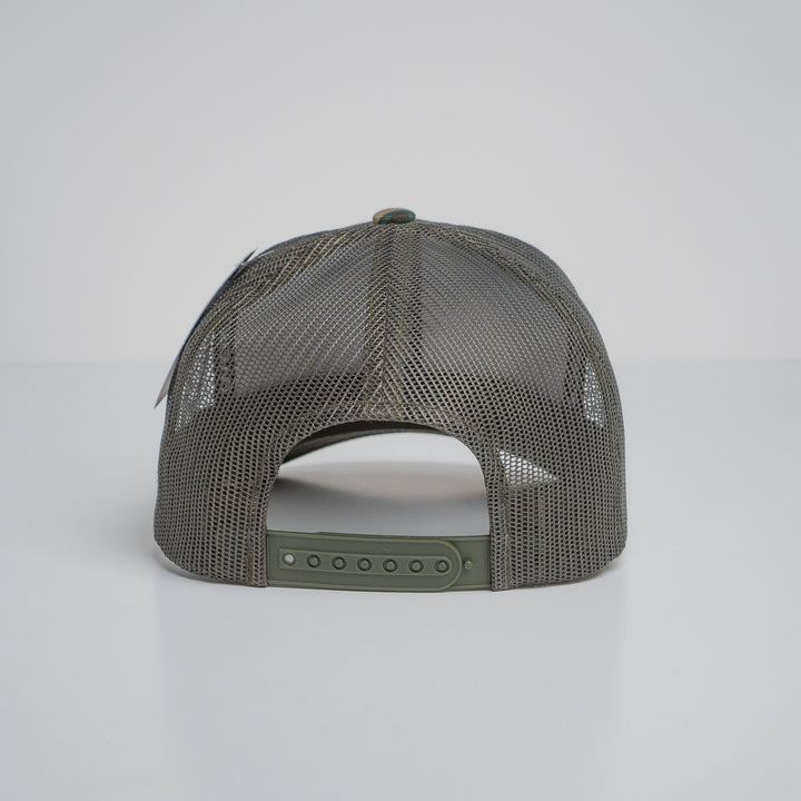 "THE HELL I WON'T" Camo Trucker hat