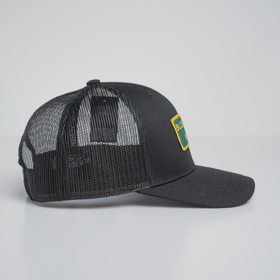 "BLESS YOUR HEART" Black Trucker hat