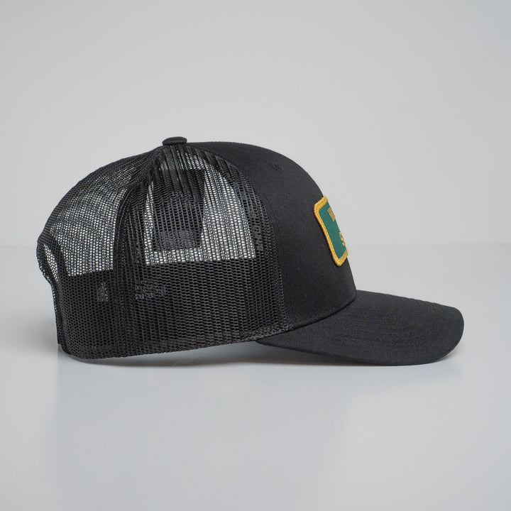 "WELL SHIT" Black Trucker hat