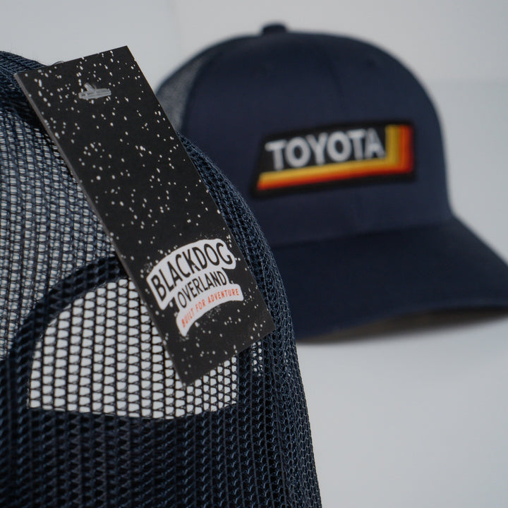 "TOYOTA TRD" Blue Trucker hat